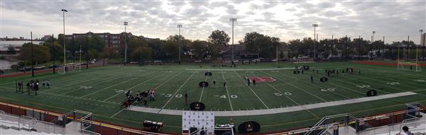 Bird's eye view of the competition.